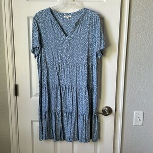 Beach Lounge Lunch floral dress xl